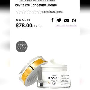 Jafra royal revitalize  longevity creme 1.7fl.oz